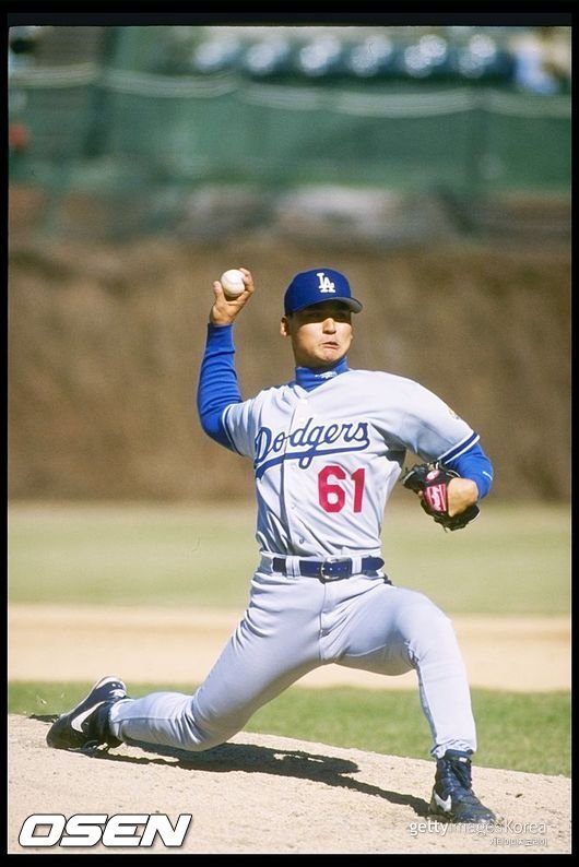 박찬호, 한국인 최초 MLB 승리투수…24년 전 오늘의 역사 : 네이트 스포츠