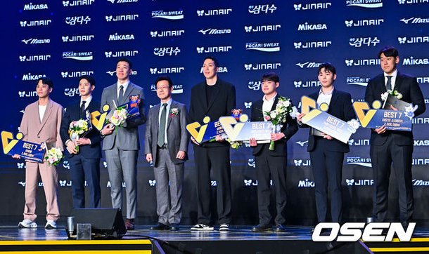 [사진]V리그 남자부 베스트 7 : 네이트 스포츠