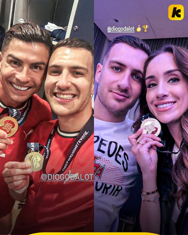 "여보,좀 웃어봐" 호날두와 있을 때 더 행복한 '포르투갈 호동생', 동반우승 꿈 이룬 '성덕' : 네이트 스포츠 "여보,좀 웃어봐" 호날두와 있을 때 더 행복한 '포르투갈 호동생', 동반우승 꿈 이룬 '성덕' : 네이트 스포츠