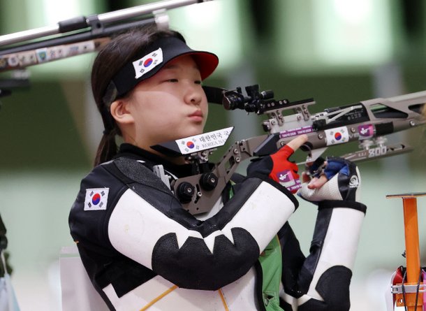 권은지·박희문, 女공기소총 10m 결선서 7~8위 '메달 좌절' [도쿄 Ss현장] : 네이트 스포츠