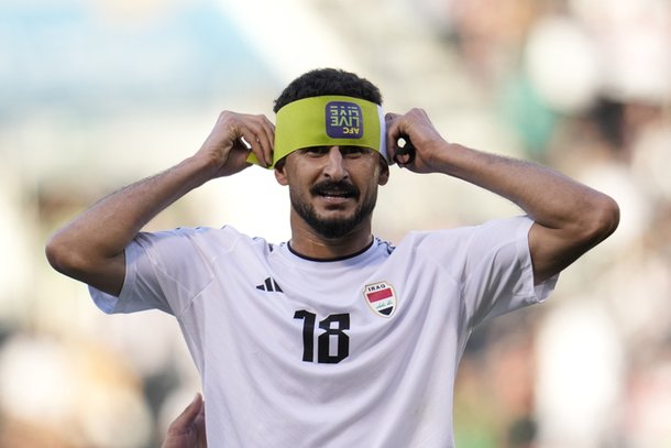 Iraqi Striker Aymen Hussein Scores Winning Goals against Vietnam in AFC ...