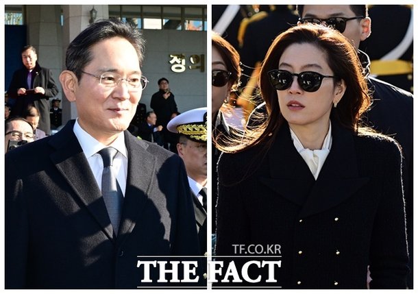 이재용·임세령, 16년만에 만나…아들 이지호 소위 임관식 참석 [TF포착] : 네이트 뉴스