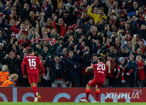 (SP)BRITAIN-LIVERPOOL-UEFA CHAMPIONS LEAGUE-LIVERPOOL VS ATLETICO ...
