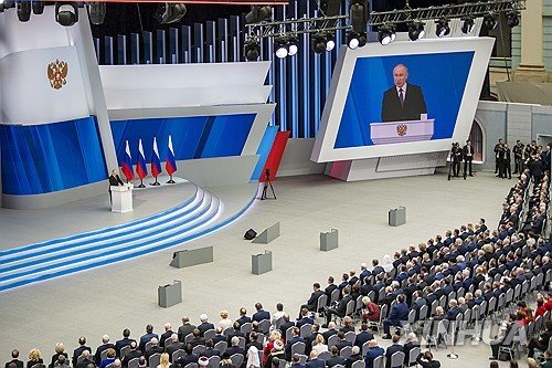 RUSSIA-MOSCOW-PUTIN-ANNUAL ADDRESS TO FEDERAL ASSEMBLY : 네이트 뉴스