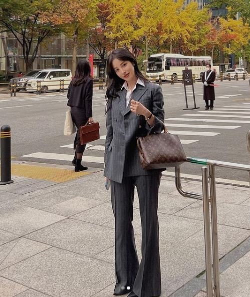 유깻잎, 8㎝ 하이힐 신고 경악 