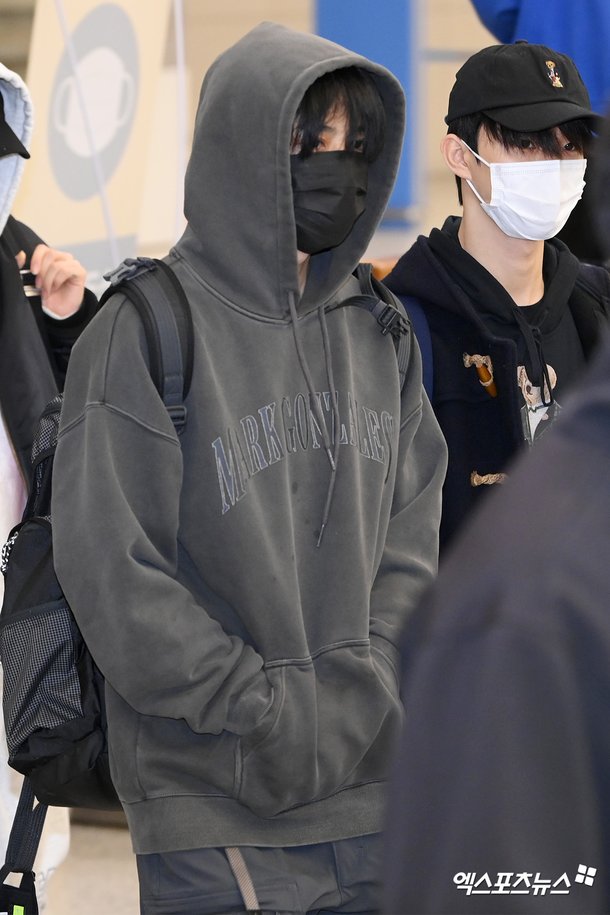더보이즈 선우 '안전하게 컴백 홈'[엑's HD포토] | 네이트 연예