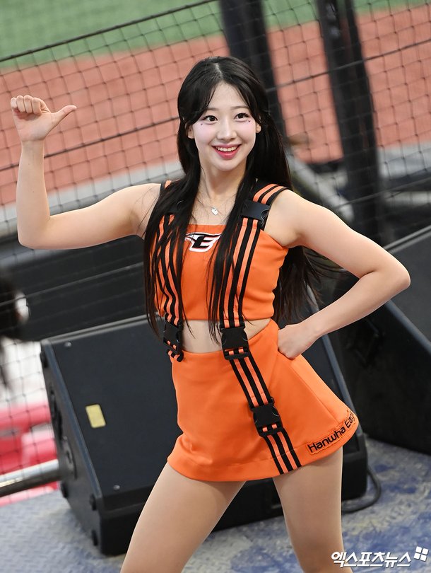 우수한 치어리더 '상큼 미소'[엑's HD포토] : 네이트 스포츠