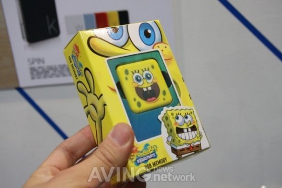 [World IT Show 2011][WIS 2011] Memorette to Display 'Sponge Bob USB ...