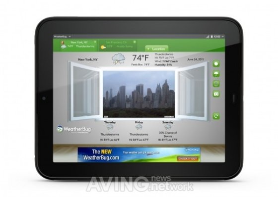 Earth Networks to Launch WeatherBug App for HP TouchPad : 네이트 뉴스