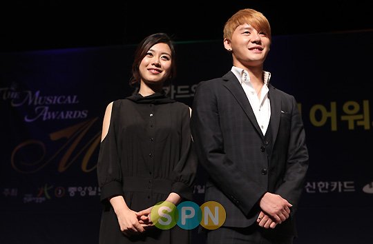 [포토]김준수-조정은 ``더 뮤지컬 어워즈` 홍보대사` : 네이트 연예