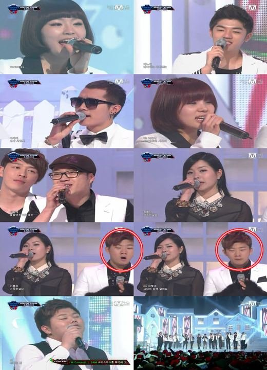‘엠카’ 도대윤 하품 장면 포착 ‘콘서트 때문에 힘들었나?’ : 네이트 연예