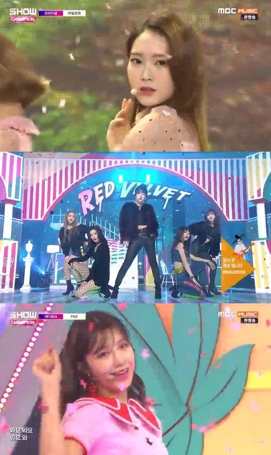 '쇼챔피언' 오마이걸·레드벨벳·에이핑크, 다시보기 무대 공개(종합) : 네이트 연예 '쇼챔피언' 오마이걸·레드벨벳·에이핑크, 다시보기 무대 공개(종합) : 네이트 연예