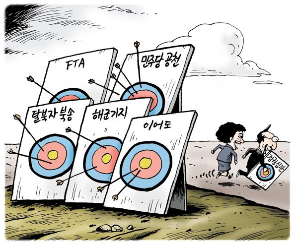 3월 14일 한겨레 그림판 : 네이트 뉴스