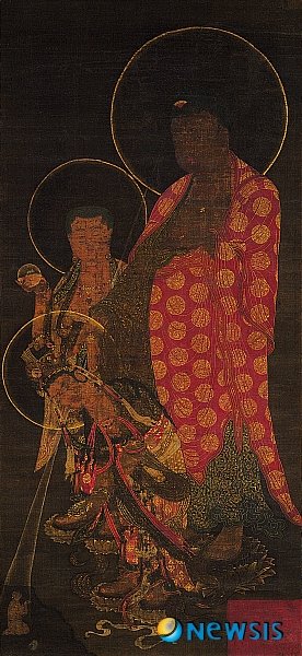 고려불화대전, 700년만의 해후…삼성미술관 리움 소장 '아미타삼존도' : 네이트 뉴스