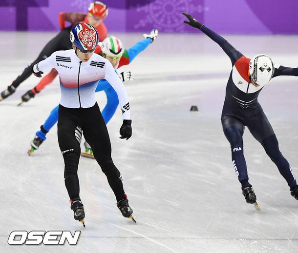 황대헌 남자 쇼트트랙 1500m 조 1위로 준결승행 네이트 스포츠 7929