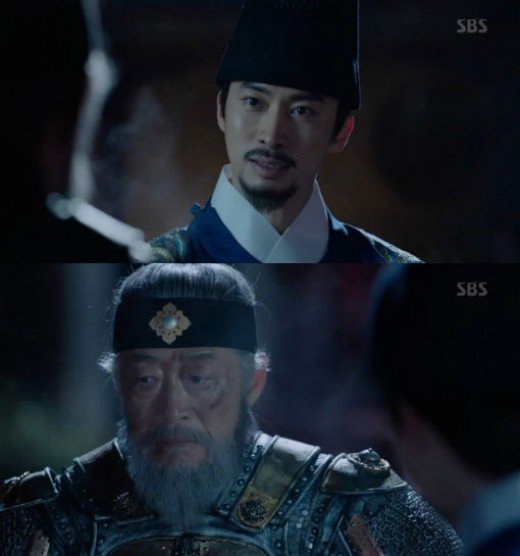'육룡이나르샤' 우왕 이현배, 최영 전국환에 