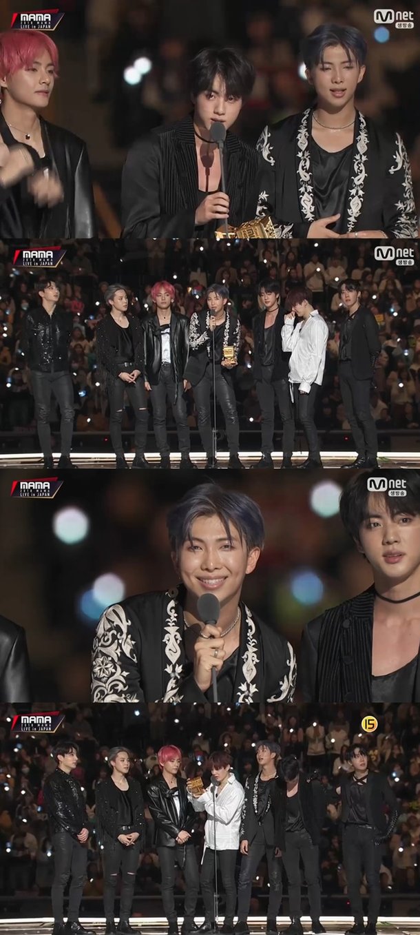 방탄소년단 4관왕, '2018 MAMA 재팬' 물들인 BTS 팬 사랑 [종합] : 네이트 연예